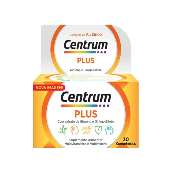 Centrum Plus Ginseng Ginkgo Compx30
