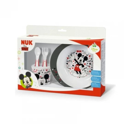Nuk Conj Mesa Mickey Mouse+9M