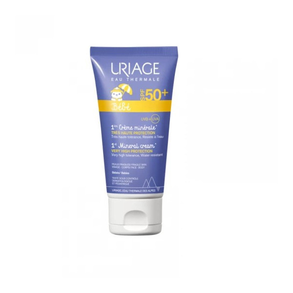 Uriage Bebé 1Ère Creme Mineral SPF50+ 50ml