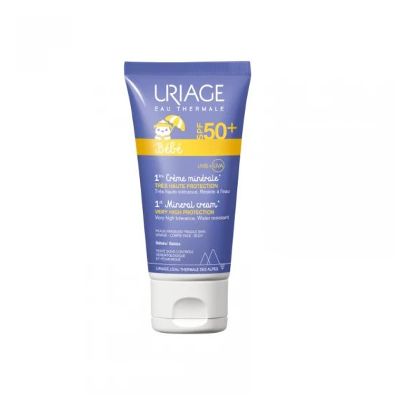 Uriage Bebé 1Ère Creme Mineral SPF50+ 50ml