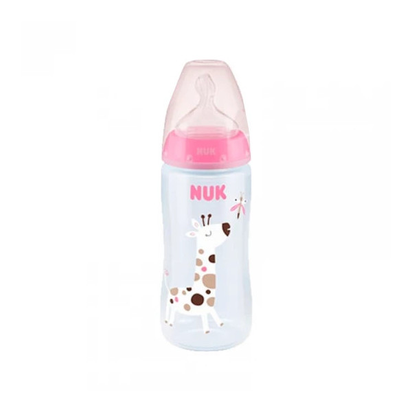 Nuk Bib Fc Silic C/Ind Temperat 300Ml 0-6M