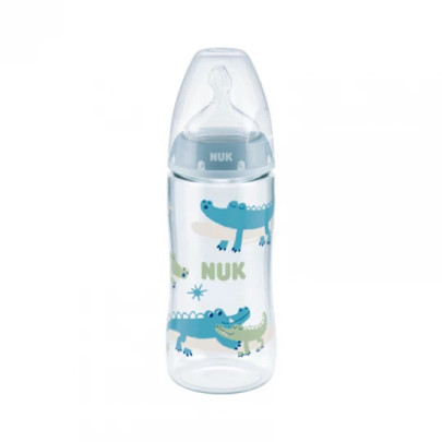 Nuk Bib Fc Silic C/Ind Temperat300Ml 6-18M