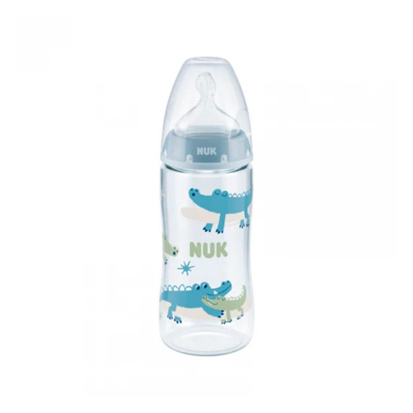 Nuk Bib Fc Silic C/Ind Temperat300Ml 6-18M