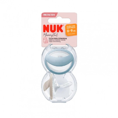 Nuk Mommy Feel Chup Silic 0-9m Azul X2
