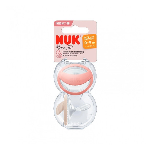 Nuk Mommy Feel Chup Silic 0-9m Rosa X2