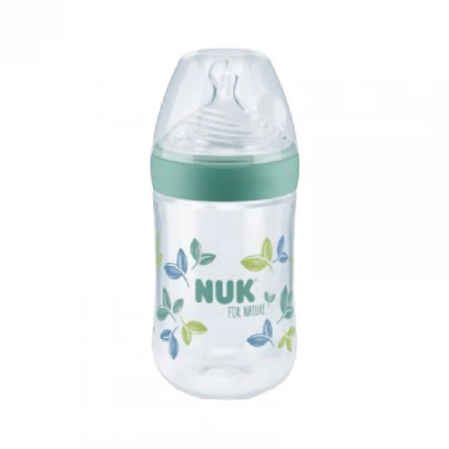 Nuk Nature Bib Indic Temp 260ml M Verde