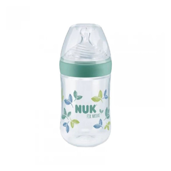 Nuk Nature Bib Indic Temp 260ml M Verde