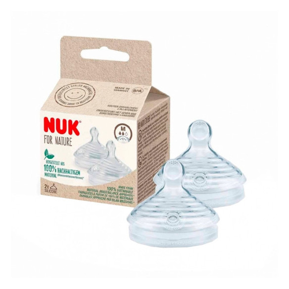 Nuk Nature Tet Silic M X2