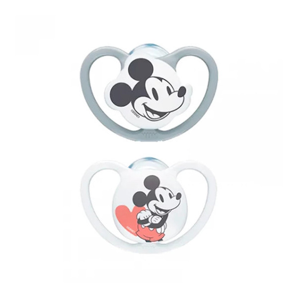 Nuk Space Disney Mickey Chup Silic 6-18Mx2