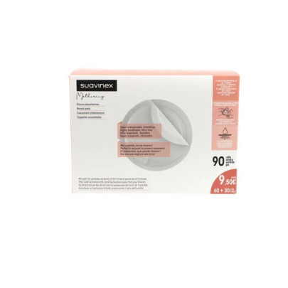 Suavinex Discos Absv Peito X60+30Gratis